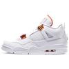 Кроссовки унисекс Air 4 Retro Orange Metallic White Total-Orange Metallic-Silver CT8527-118
