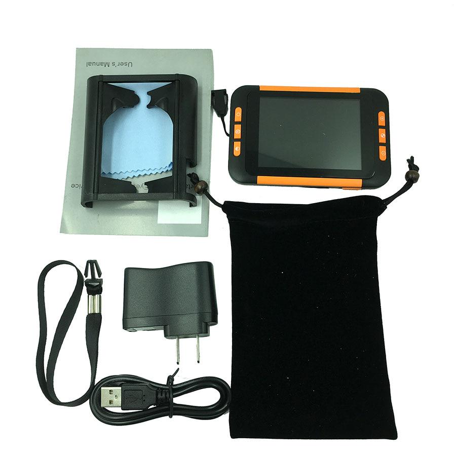 Цифровая видеолупа 2X-32X, средства для чтения для слабовидящих, электронная лупа, ТВ-лупа, светодиодная подсветка