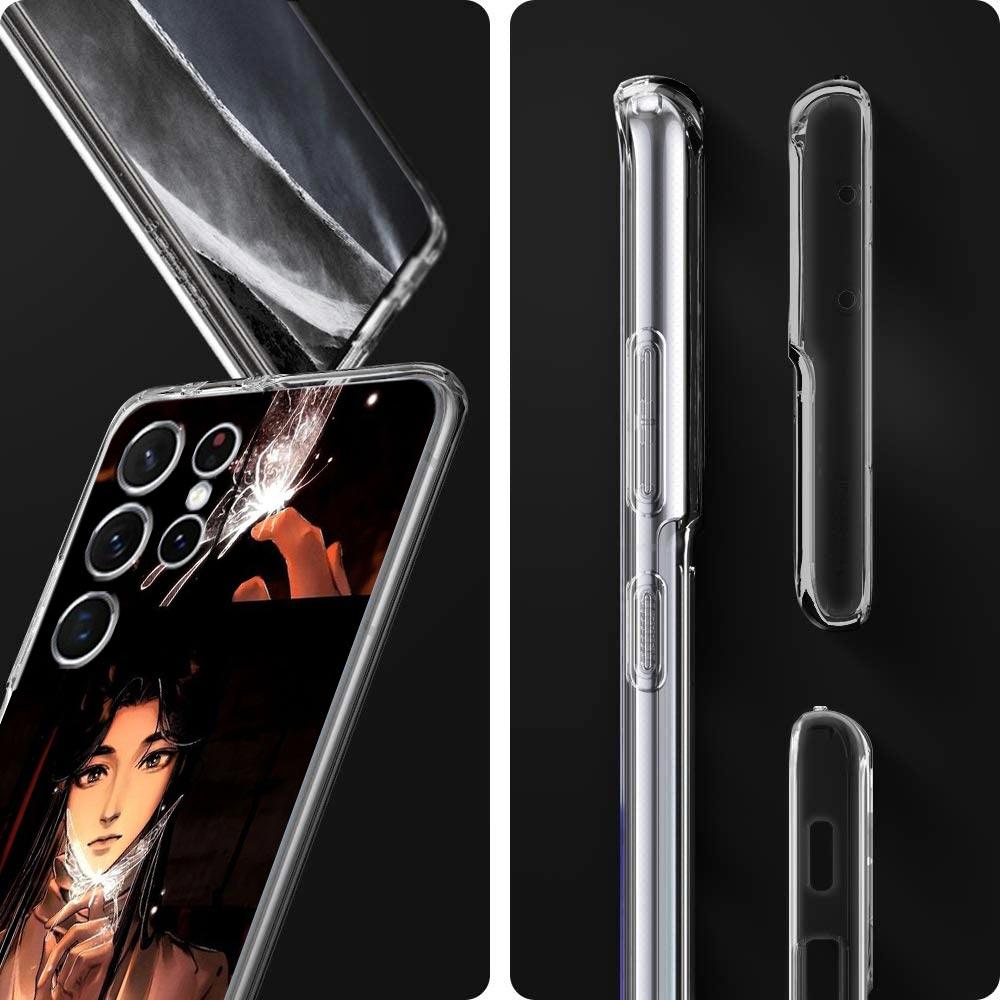 Чехол для телефона 'Благословение Небесного Владыки' (китайский) для Samsung Galaxy S23 Ultra S22 5G S20 S21 FE 5G S10E S9 S8 S10 Plus Прозрачная крышка