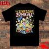 Новый! Футболка с коротким рукавом Homage Tees Simpsons Zombies SG313 Унисекс