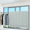 Hollow Clothes Drying Rack Stainless Steel Curtain Rod Telescopic Pole  for Balcony Bathroom