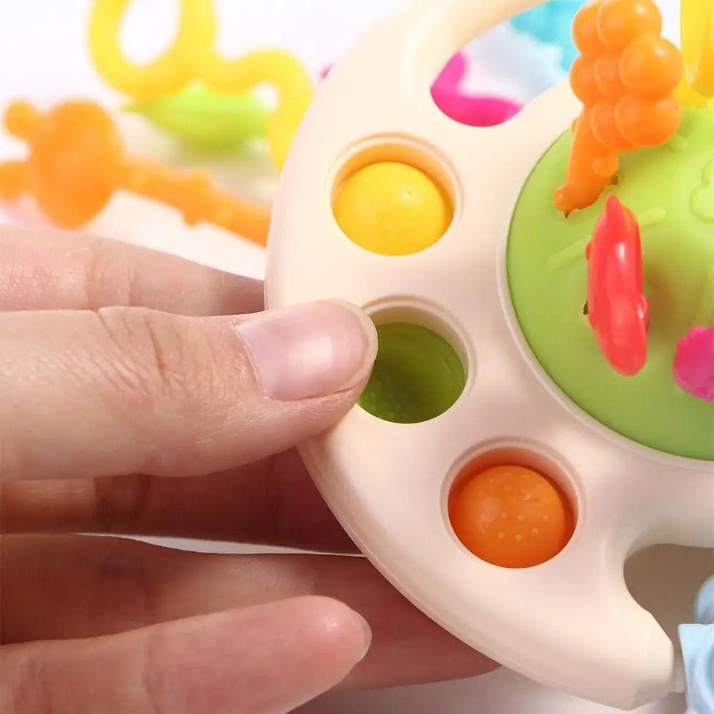 1 шт., развивающая игрушка для детей, симпатичная игрушка НЛО Монтессори, прочная детская игрушка