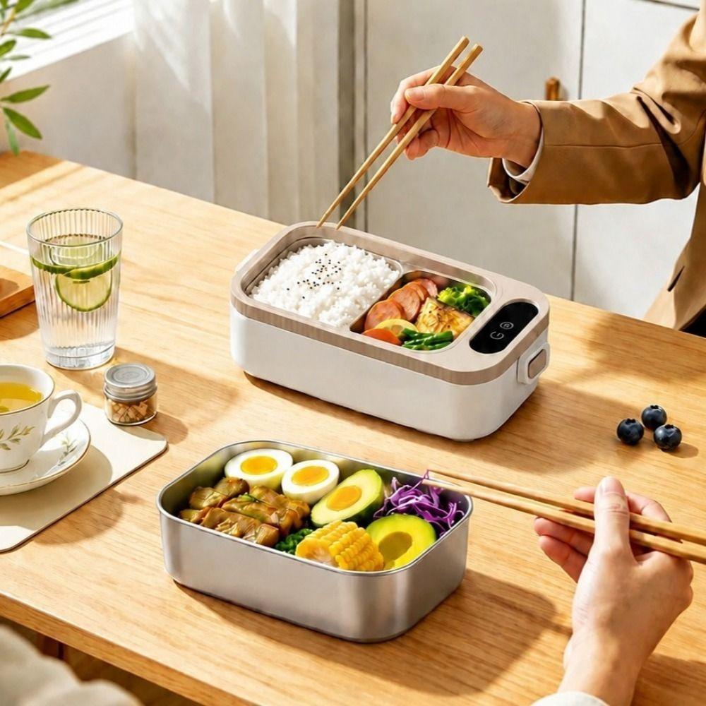 Wireless USB Heated Lunch Box Fast Heating Electric Lunch Box for Heating Rice