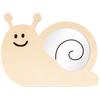 Wooden Mirror - ARTEMIO - Snail - 22 X 16 Cm - Beige - Rectangular - Interior
