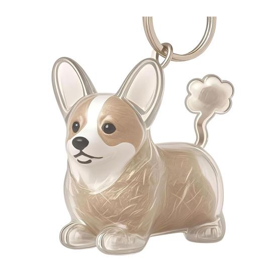 Pet Hair Remover Keychain Hidden Hair Collector Feature Reusable Easy To Clean Cat Dog Hair Collection Keychain