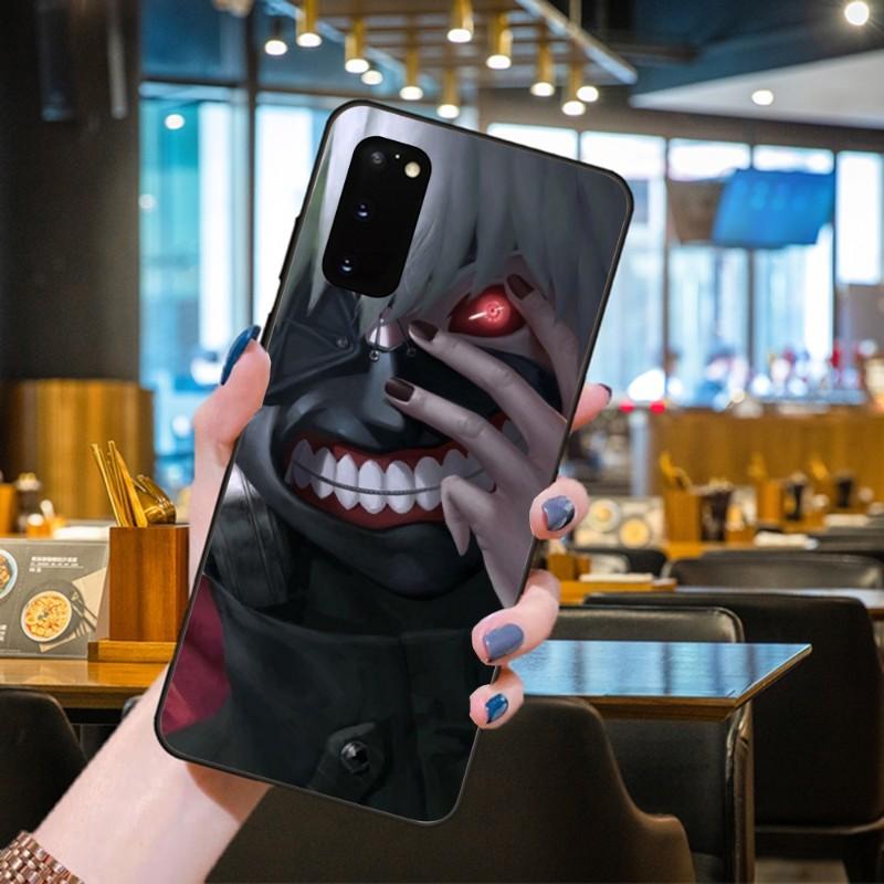 Чехол для телефона Kaneki Ken Tokyo Ghoul для Samsung Galaxy S6 S7 S8 S9 S10 S21 S22 Plus, ультрамягкий черный чехол для телефона