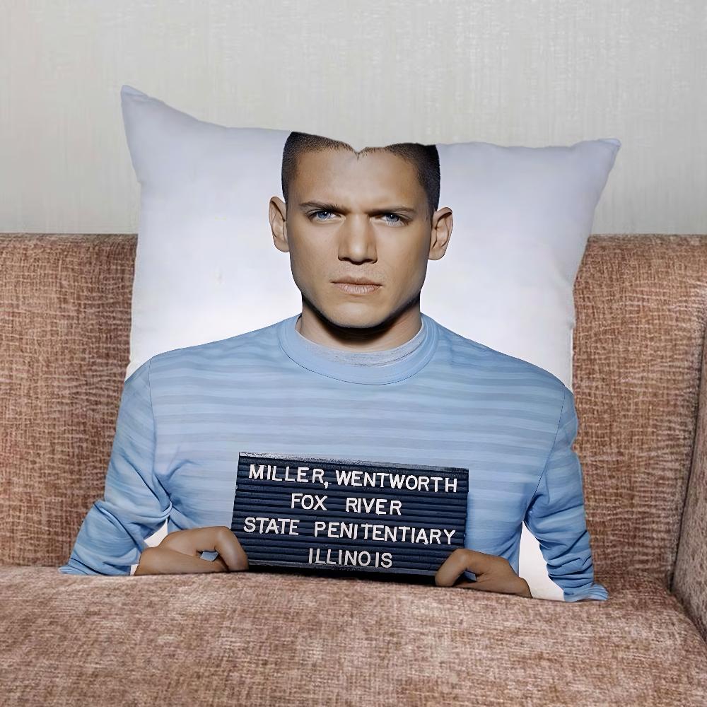 W-Wentworth Miller Pillow Case For Home Bedroom Car Office Decoration Living Room Sofa Cushion Cover Suitable