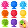 8 шт./набор Силиконовый мягкий камень для беспокойства Игрушка-непоседа Расслабляющая силиконовая игрушка на присоске Рождественский подарок