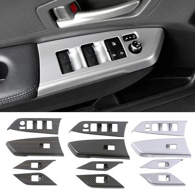 Для Toyota Sienna 2024 2024 2024 Ремонт салона автомобиля Подлокотник двери Кнопка стеклоподъемника Переключатель Панель Крышка Отделка Наклейка против царапин