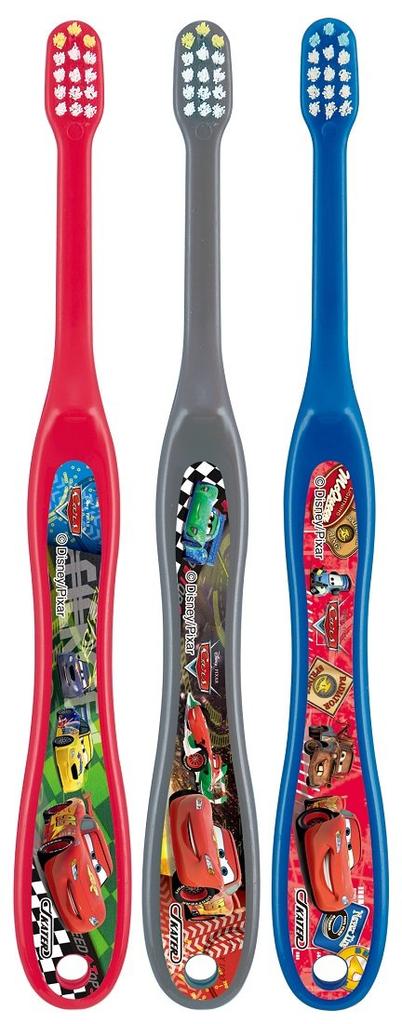 Skater Toothbrush for Ages Medium Set of 16 TB4T Infants, 0-3, Bristles, 3, Cars,