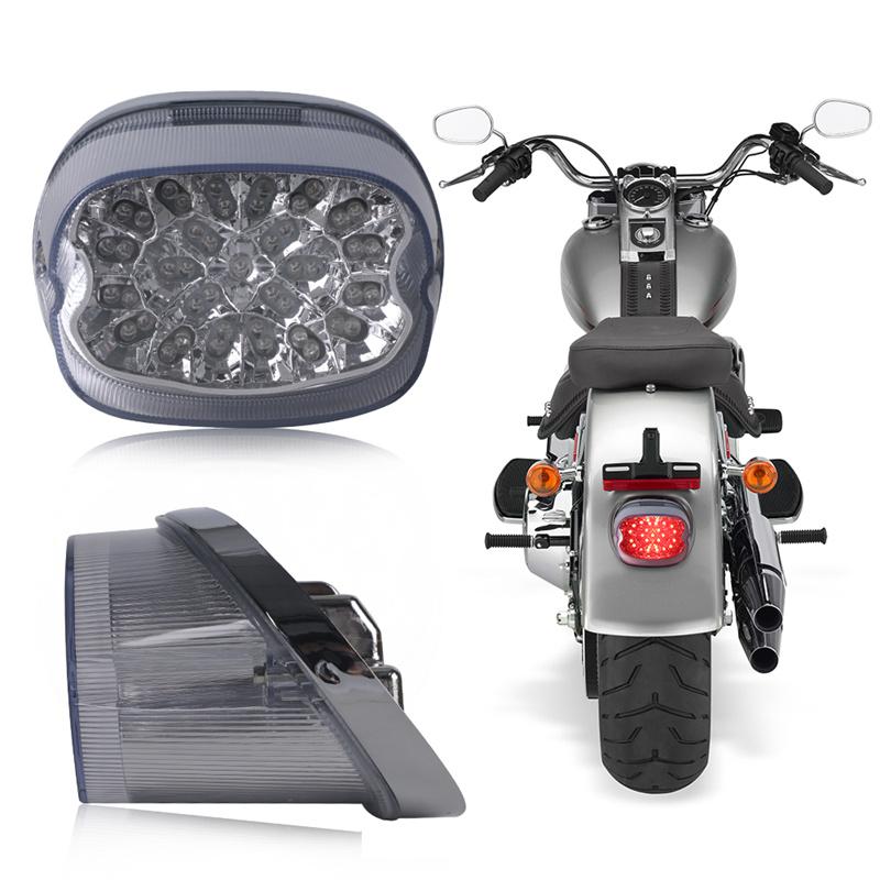 Motorcycle Tail Light LED Rear Lamp Taillight Brake Stop Turn Signals for Harley-Davidson Sportster Softail Dyna Lay Down Super