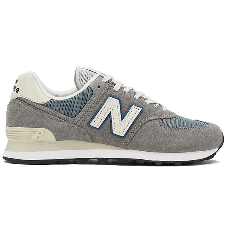 New Balance Кроссовки унисекс серые небесно-голубые 574 ML574BA2