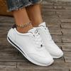Женская обувь Модные контрастные туфли белого цвета Женские одинарные туфли Женские кроссовки Туфли-лодочки Туфли-лодочки Туфли на шнуровке Повседневная обувь