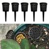 Портативная корзина для удобрений 10 штук Портативные медленнорастворяющиеся стаканчики с крышкой Питательные стаканчики для посадки Базилика Цветов В помещении На улице