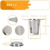Чайное ситечко из нержавеющей стали aninako со сверхтонкой сеткой, глубокой конструкцией, крышкой с двумя ручками, совместимое с кружками, чайниками и кюсу (японский язык