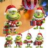 Grinch Series 4-Piece Christmas Tree Ornaments - Acrylic Car Hangings