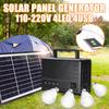 AC 110-240V 50Hz Portable Solar Panels Charging Generator Power System Home Outdoor Lighting 10W for LED Bulb Solar Generators