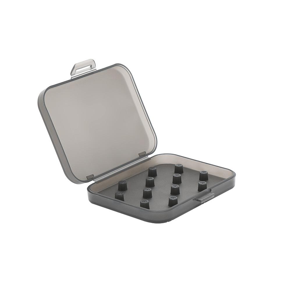 Shockproof Earphone Silicone Case Storage Box Thick Material Anti-lost Ear Tips Storage Box Dustproof Transparent
