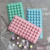 50 Cavities Star Chocolate Silicone Mould Porous Round Candy Biscuit Pudding Baking Tool Cake Decor Ice Cube Making Mold Gifts