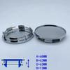 4pcs O.D 68mm / I.D 62mm Blank No Emblem Car Wheel Center Caps Wheels Hub Rim Hubcaps Centre Cover Replace Styling Accessories
