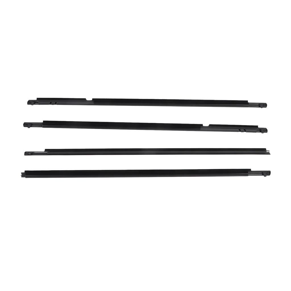 4Pcs Car Window Molding Trim Seal Belt Weather Strips 73750‑02150 for Corolla 2009 to 2012