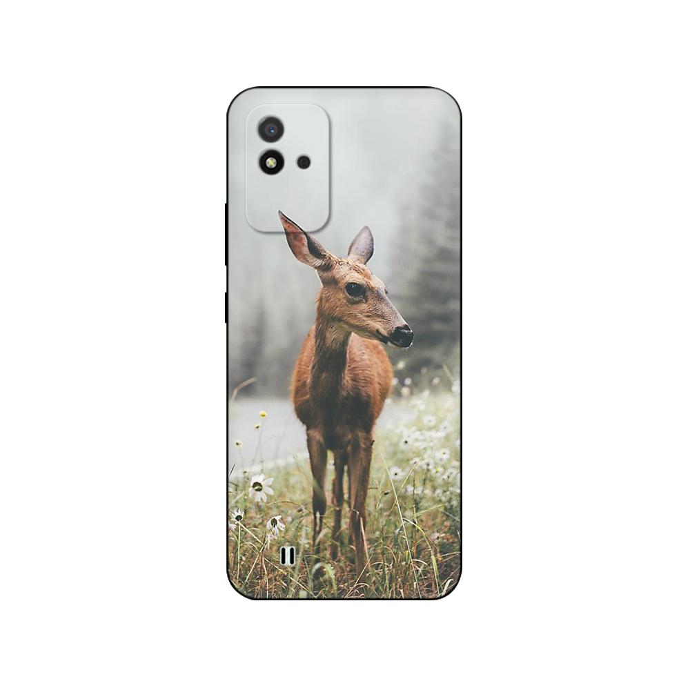 Для Realme Narzo 50i чехол 6,5 дюймов силиконовая задняя крышка для OPPO Realme Narzo50i 50 i мягкий чехол RMX3235 чехол для телефона черный чехол из ТПУ