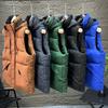 Tooling Cotton Clothes New Fashion Vest Winter Hooded Vest Vest Trendy Men's Sleeveless Warm Men's Jacket