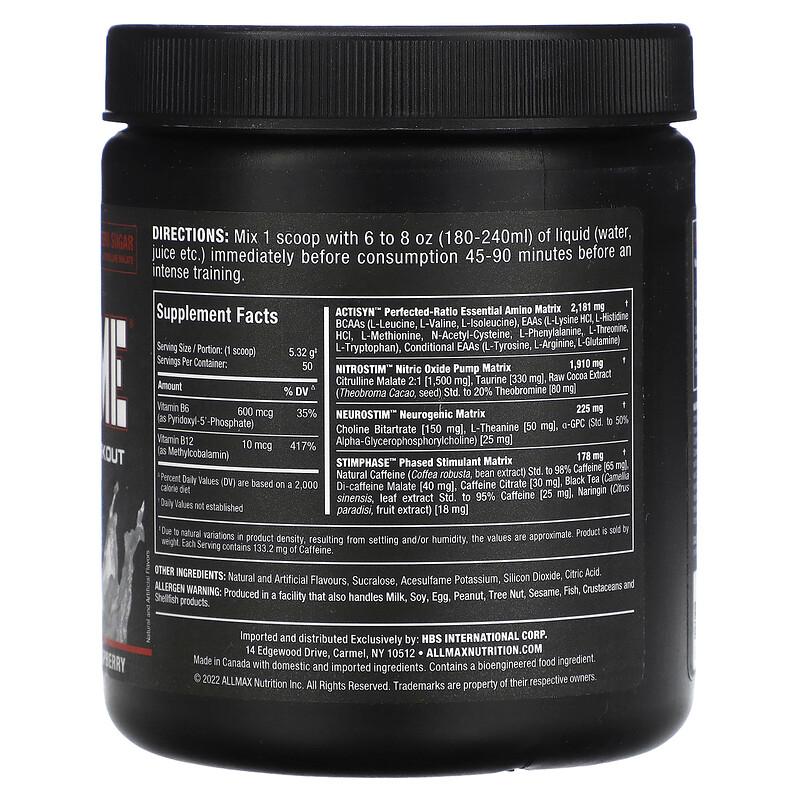 MusclePrime®, Advanced Grade Pre-Workout, White Raspberry, 9.4 oz (266 g)