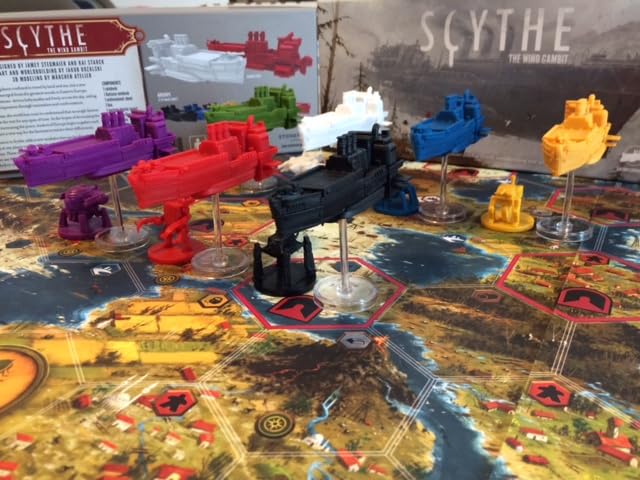 Stonemaier The Wind Gambit Expansion Добавлено в Scythe Добавлены Airship и Resolution новые игроки 140 минут Для детей от 14 лет и старше Игры Scythe (База