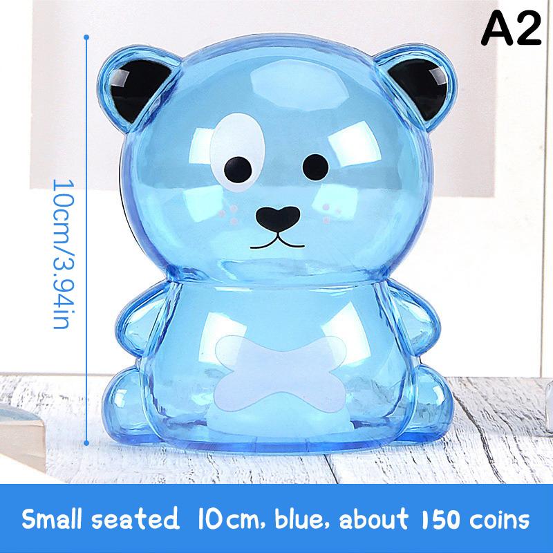 1 шт. Детская копилка, банка для конфет, копилка, прозрачная пластиковая, креативная копилка, коробки для денег, домашний декор