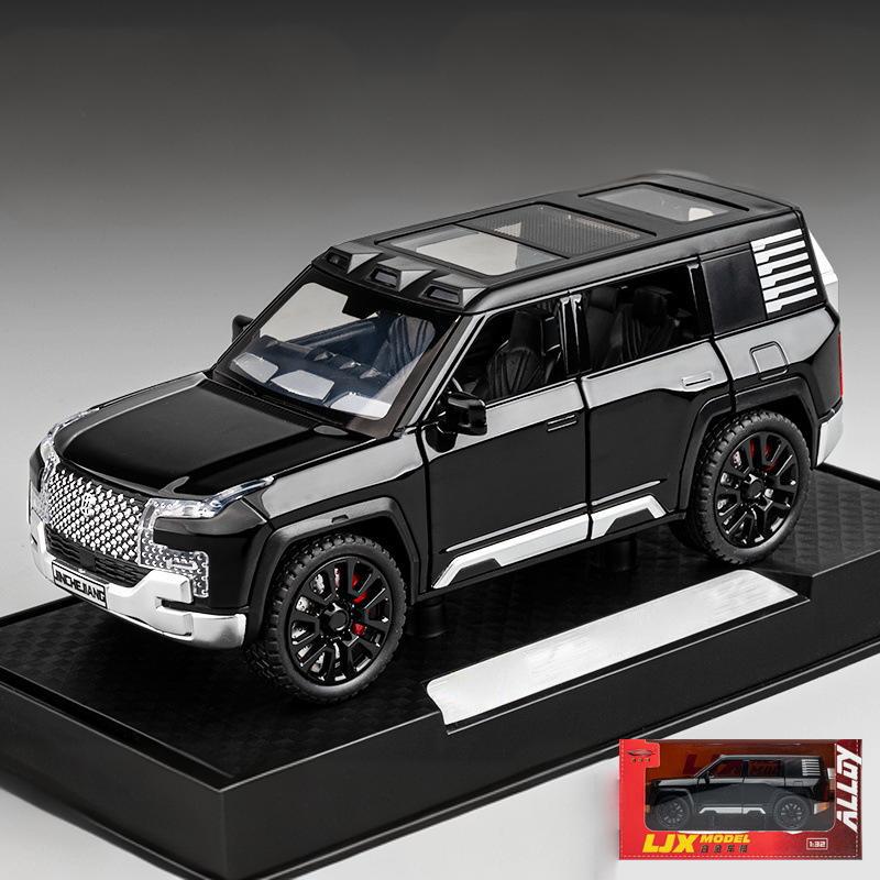 1/32 BYD Look Up U8 Металлическая литая модель автомобиля Звук и свет Имитация Классическая Коллекция Украшения для витрины Подарок на день рождения