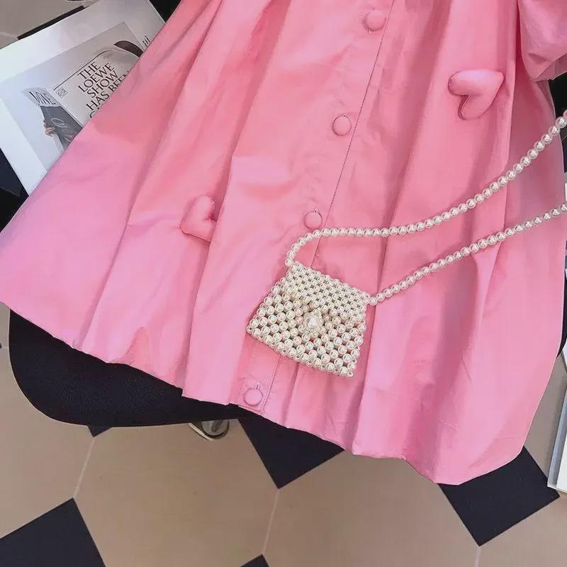 Sweet & Stylish Girls' Summer Short-Sleeved Princess Dress 2024 - Trendy Medium & Large Sizes