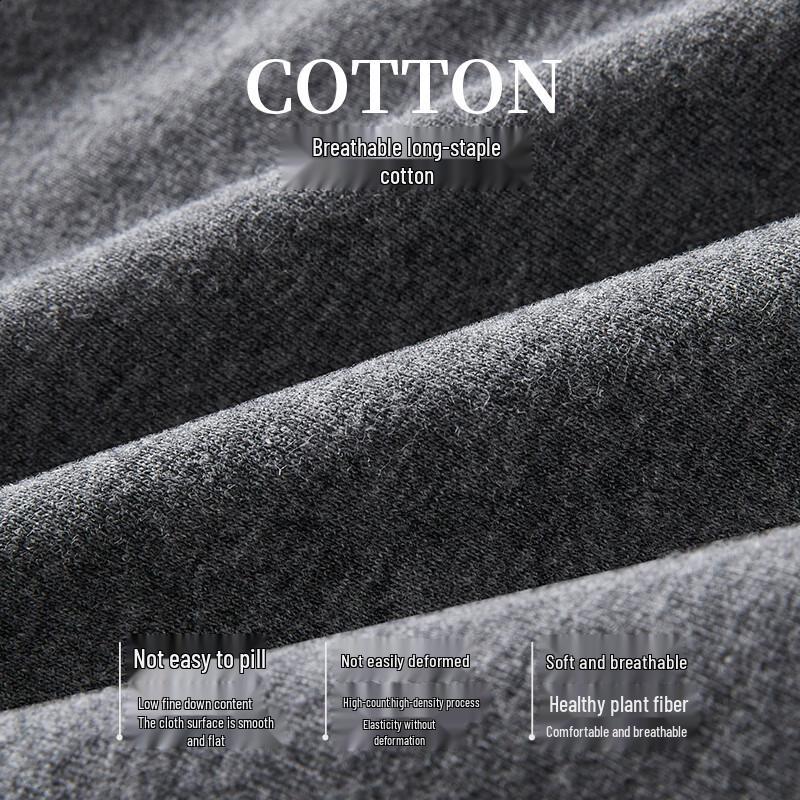 Мужские боксеры-брифы средней посадки из чистого хлопка Qipilang