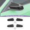 Car Rearview Mirror Decorative Frame Cover For Ford Mustang 2009-2014 Car Exterior Accessories , ABS Plastic