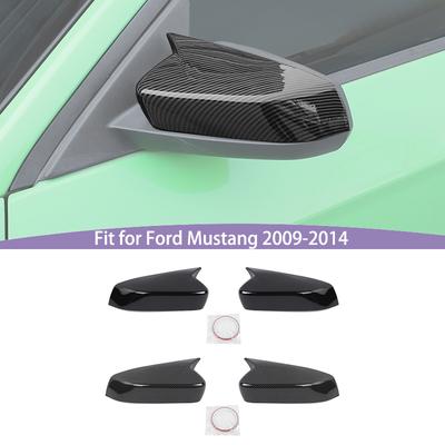 Декоративная накладка на рамку зеркала заднего вида для Ford Mustang 2009-2014, аксессуары для экстерьера автомобиля, АБС-пластик