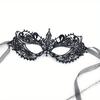 Women Sexy Hollow Lace Masquerade Bronzing Princess Party Cosplay Prom Props Costume Nightclub Queen Masquerade