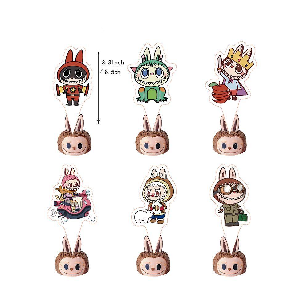 Cute LBB Birthday Party Decoration Includes Birthday Flag Balloon Cake Plugins and Cartoon Flag Balloons