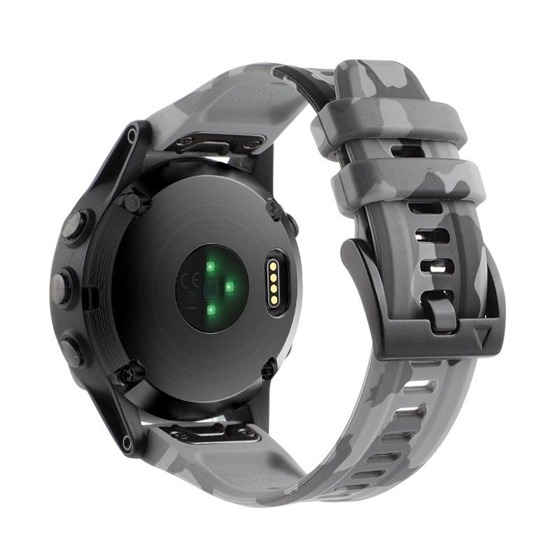 Силиконовый ремешок 22 мм 26 мм для Garmin Fenix7 7X6 5plus Quatix7 6 S60 Epix Pro Gen2 Mk2, аксессуары для ремешка для часов