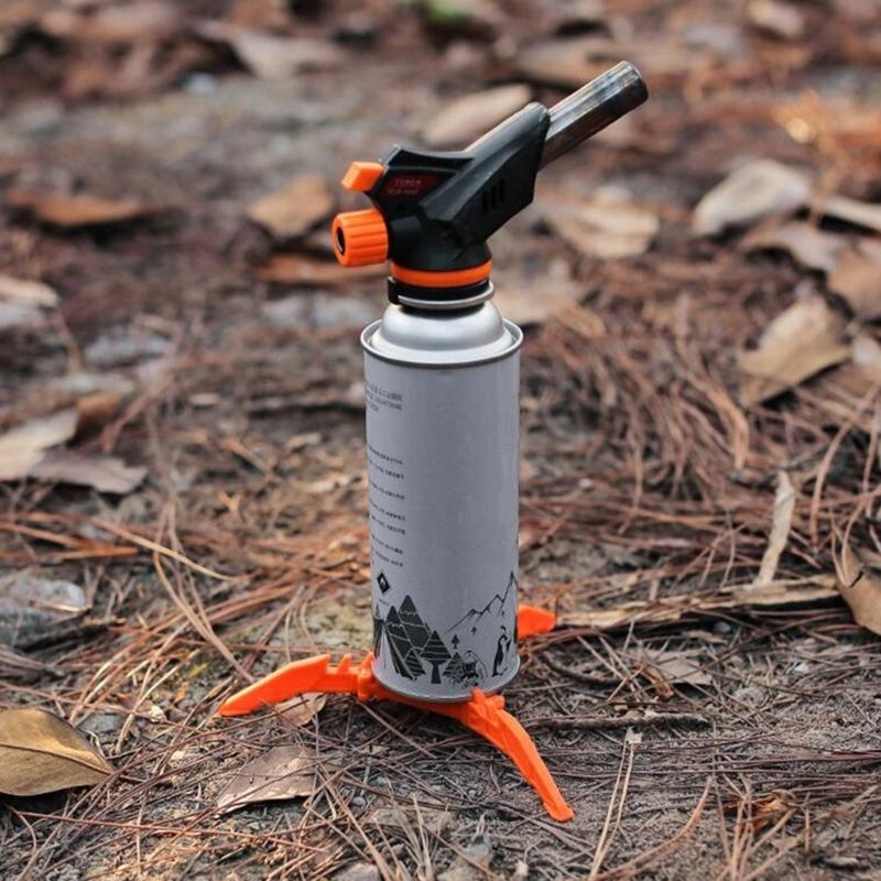 Наружный держатель для газовых баллонов Универсальная пластиковая подставка для походной плиты Тренога Держатель