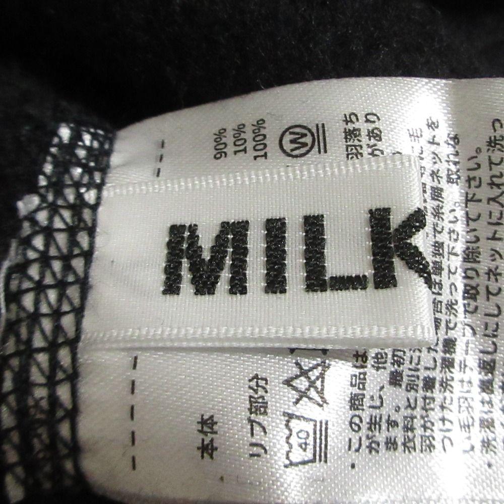 Б/У Хорошее состояние MILKFED Champion Специальный заказ Свитшот с капюшоном BAR SWEAT HOODIE Свитшот с капюшоном обратного плетения Худи Размер S Черный Женская Старая одежда Б/У