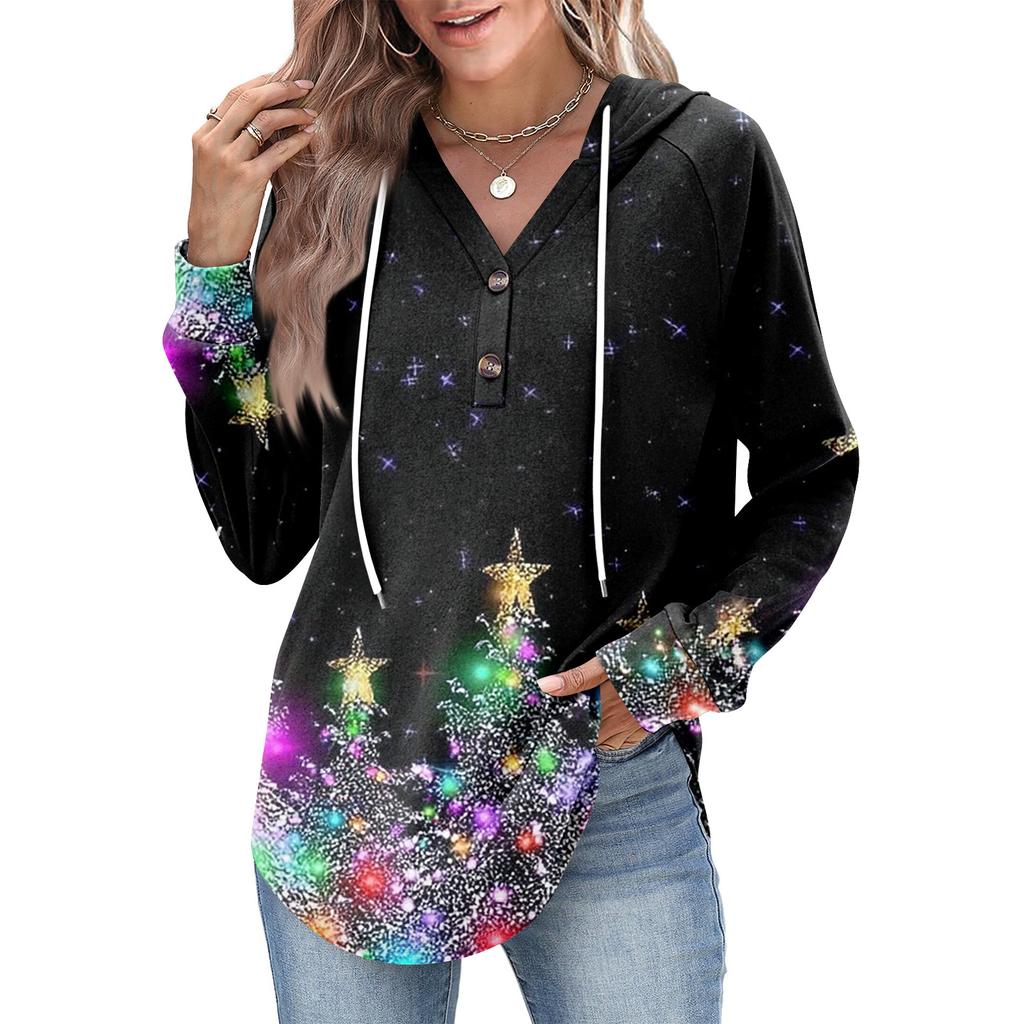 Женская мода, женский легкий пуловер с длинными рукавами и карманами, толстовка с капюшоном в стиле консервативного стиля