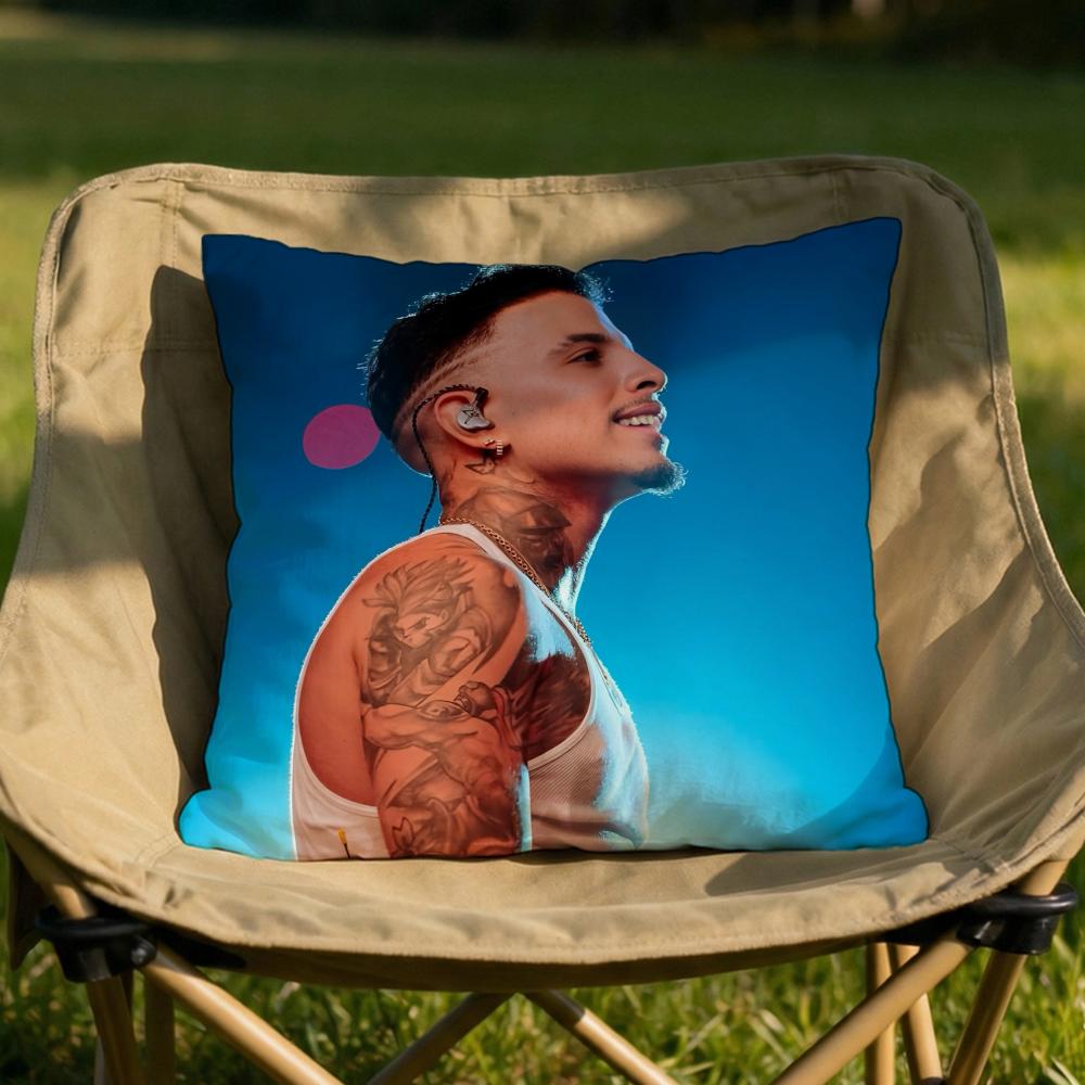 Singer Rauw A Nuestra Cushion Cover Soft Reversible Durable Pillow Cover MultiScene Use for Home Car Daily Comfort