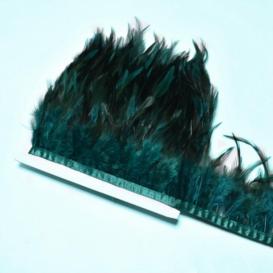 10 метров натуральная тесьма из перьев для шитья одежды, ручной работы, перья для вечеринки, свадьбы, перья для рукоделия, DIY украшение 10-15 см