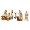 Рождественский набор из 15 предметов | Детский набор для кроватки, идеальный для рождественского подарка|Декор ( Пакет - Мария, Иосиф, Младенец Иисус, Ангел, 3 волхва, Пастух, 7 животных (6 дюймов)