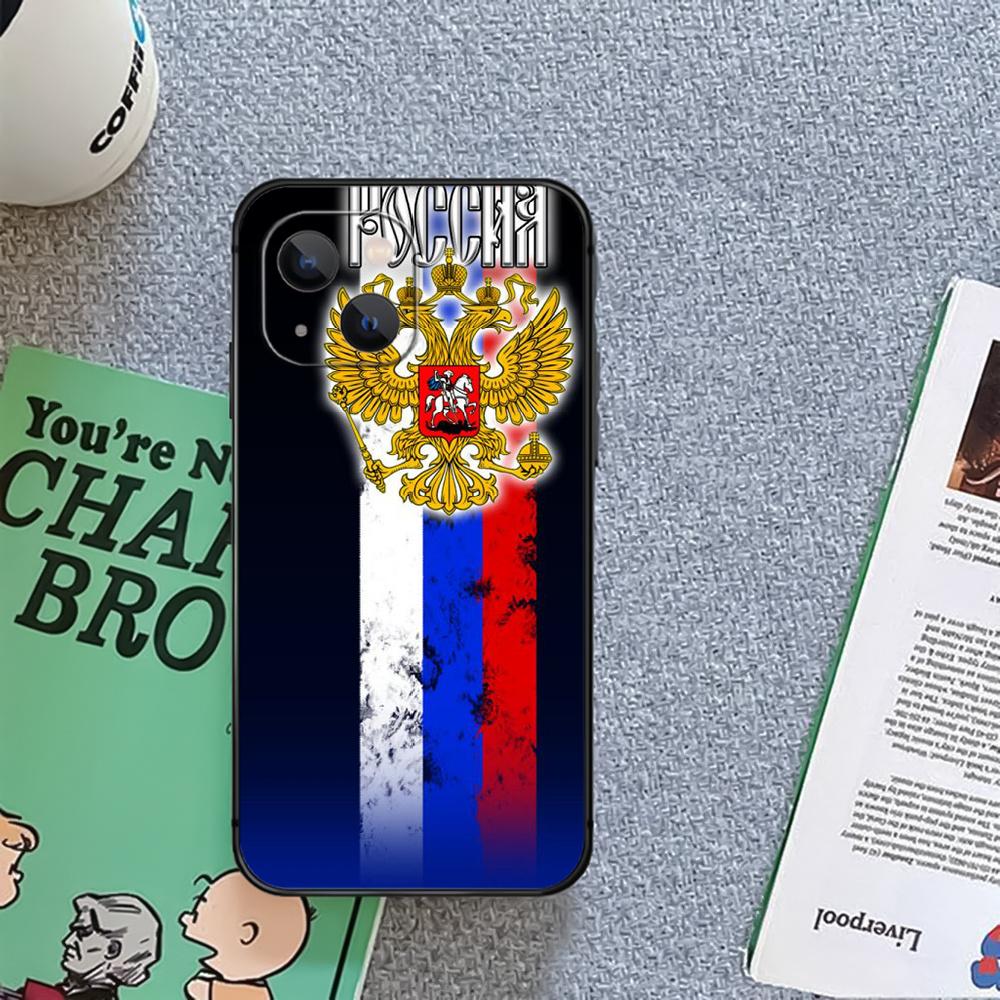 Чехол для телефона с российским флагом для iPhone Xiaomi Mi Samsung Galaxy Redmi Note AS 11 12 13 14 15 22 23 24 5G Pro Plus Max Fe Ultra