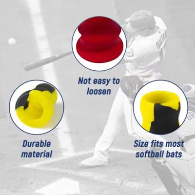 Бейсбольная/софтбольная бита Rip Bat Taper Silica Sports Fans бейсбольная бита Taper Silicone Cover Sleeves Non-Slip Outdoor Sweat Base