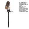 Owl Solar Light Garden Automatic Charging Weather Resistant Simple Installation LED Solar Lamp Owl Statue Lawn Patio Decor