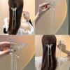 Headwear Simple Elegant Hair Accessories Hair Claw Pearl Tassel Hair Clip Butterfly Hairpin