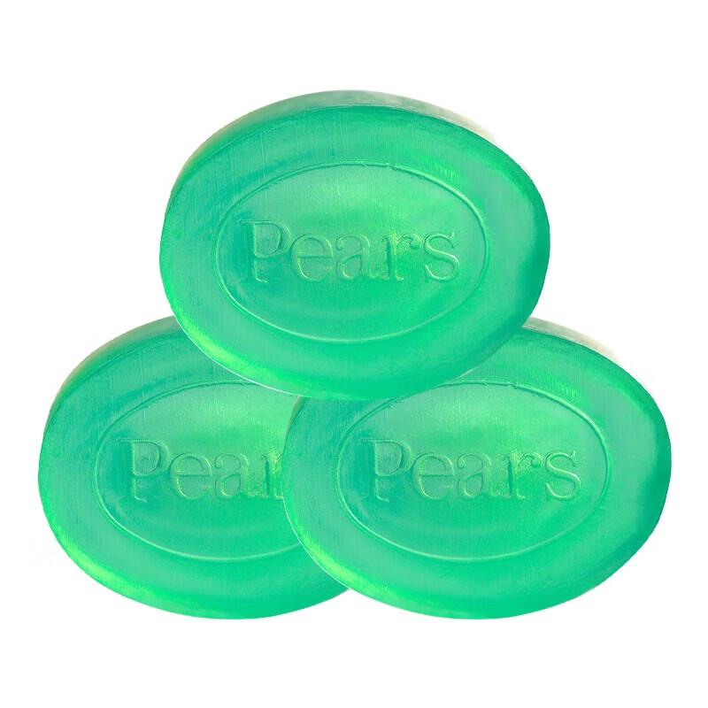 Pears Emerald Green Lemon Floral Crystal Soap