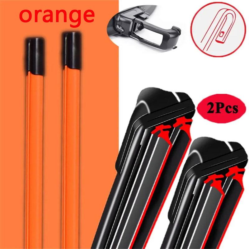 Frameless Wiper Blades 525/450mm (21"+18") Hook for Nissan Micra Mazda CX-3 Mitsubishi L200 Suzuki Swift